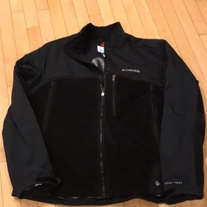 Men’s preowned Columbia Interchange Omni Heat fleece nylon jacket - XXL - Warm!
